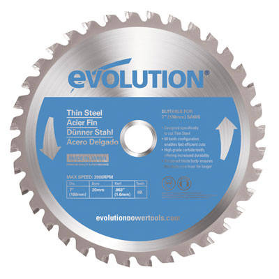 Evolution metal cutting blade store