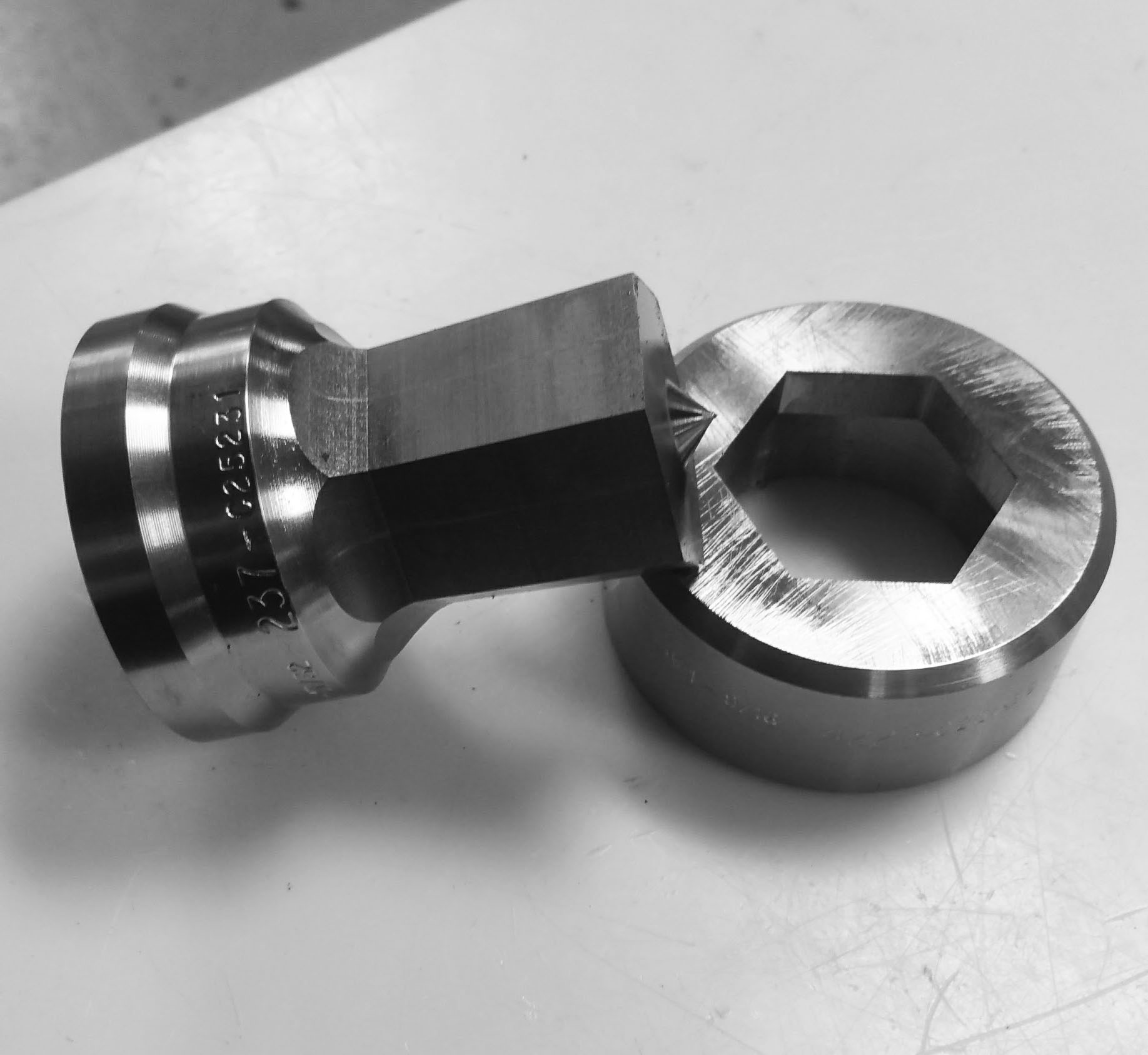 Hexagon Shaped Punch and Die