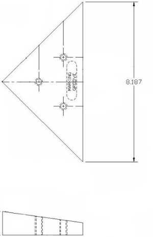 W.A. Whitney Notcher Blade - Whitney Part No. 610-009