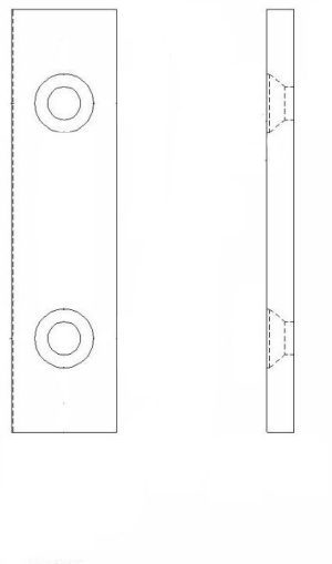 Ficep Flat Bar Blade [A1387] - Image 1