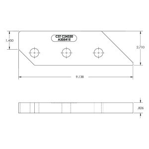 Ficep Lower Angle Blade Bottom [A30541E] - Image 1
