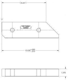 Ficep Lower Angle Blade (2 Req. Price each) [A25469] - Image 1