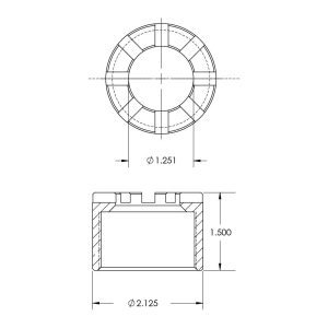 Geka Coupling Nut for 64 Style Punch - Image 1