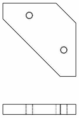 Piranha Lower Angle Blade (Old Style)
