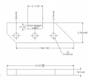 Ficep Lower Angle Blade Bottom [A30541] - Image 1